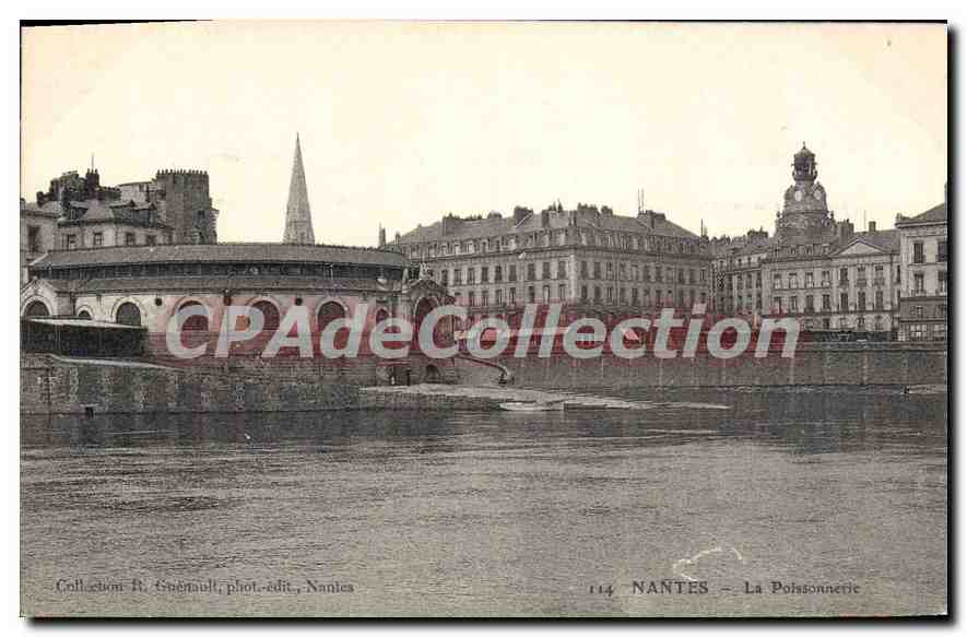 CPA Nantes La Poissonnerie 