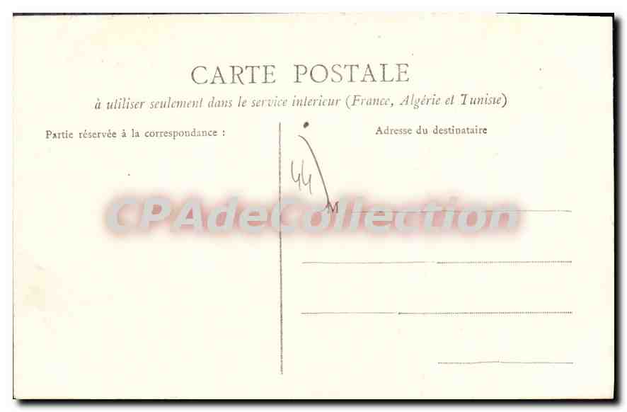 CPA Nantes La Poissonnerie  — Rückseite