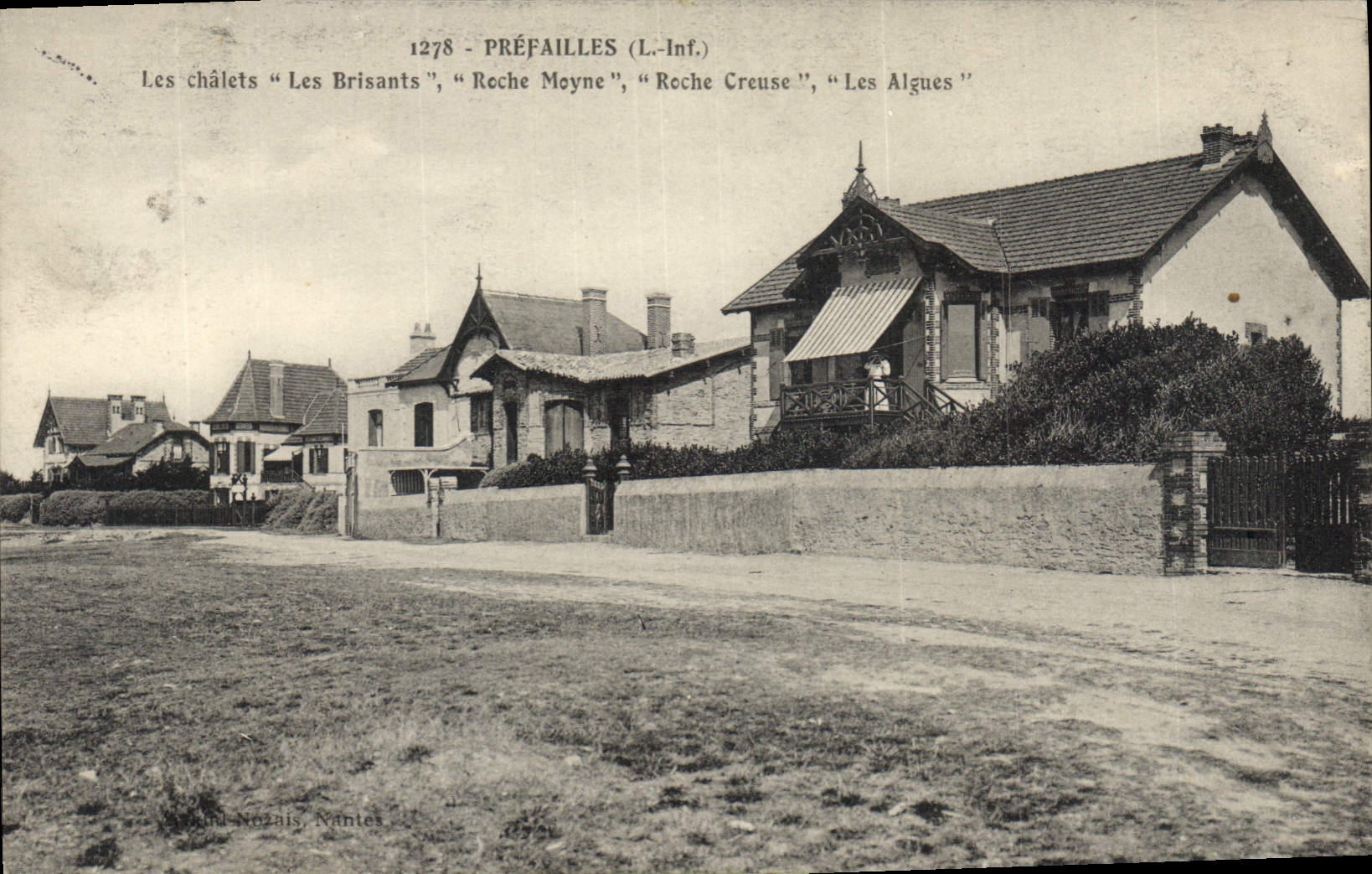 CPA Prefailles L Inf Les chalets Les Brisants Roche Moyne Roche Creuse Les Algues 