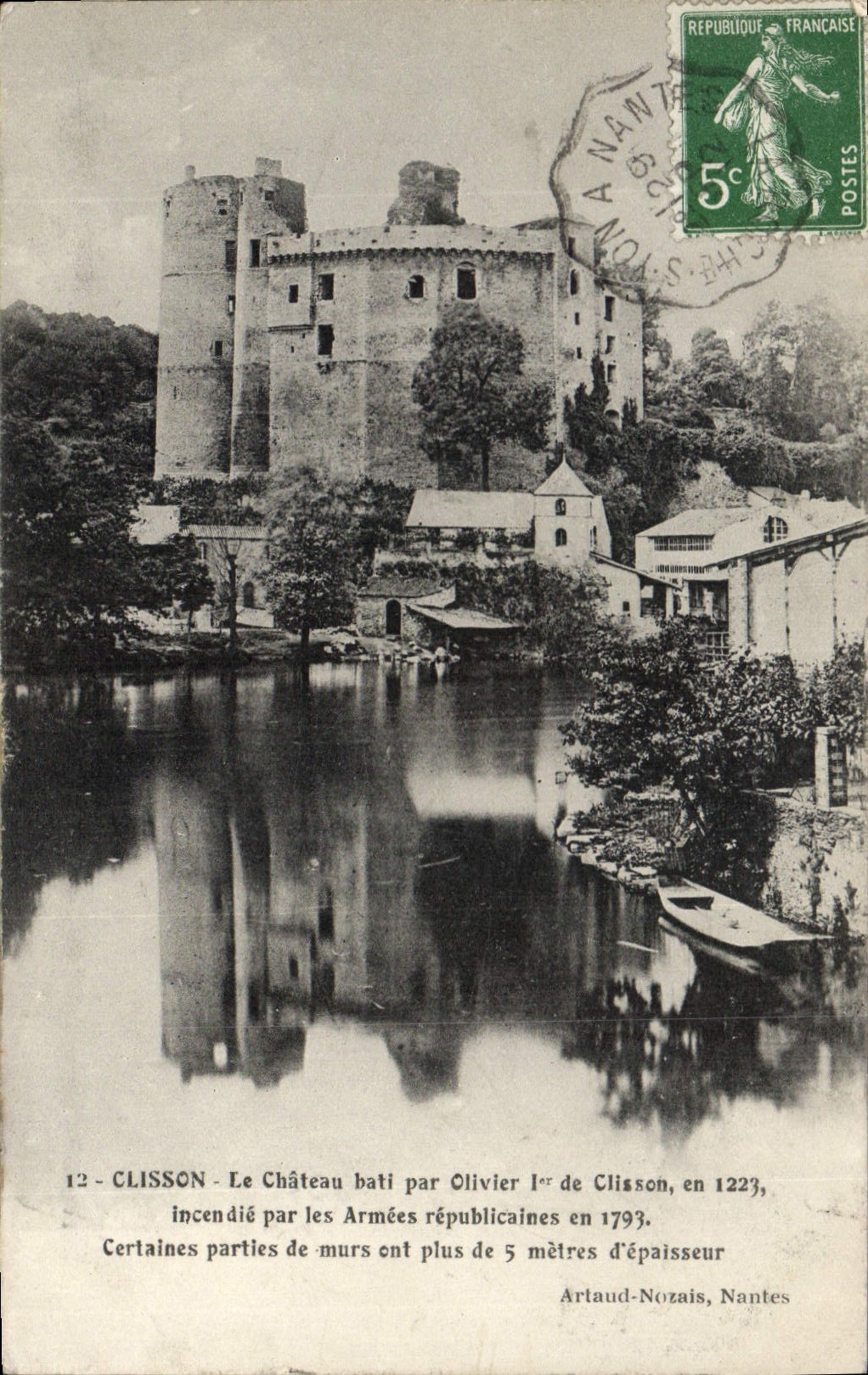 Clisson - Das Schloss - Artaud-Nozais, Nantes