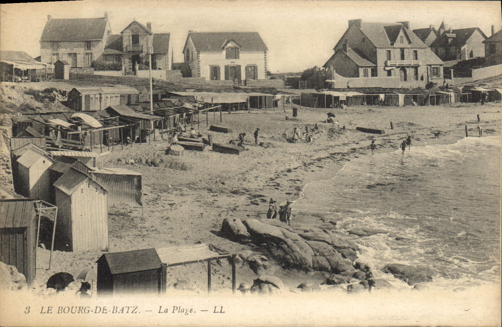 Le Bourg-de-Batz — La Plage — LL