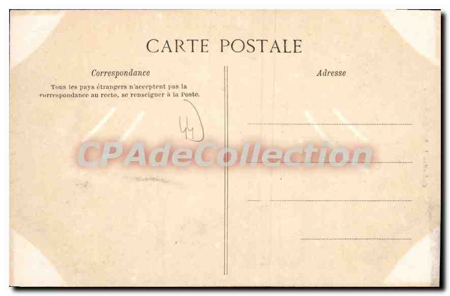 CPA Pornichet l'Eglise la sortie de la Messe  — Rückseite