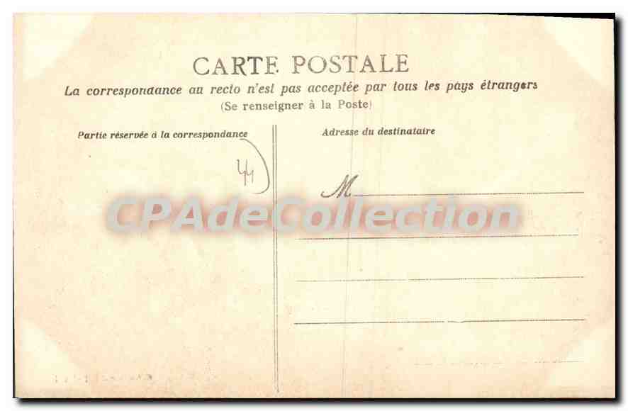 CPA Le Pouliguen Loire Inf La promenade  — Rückseite