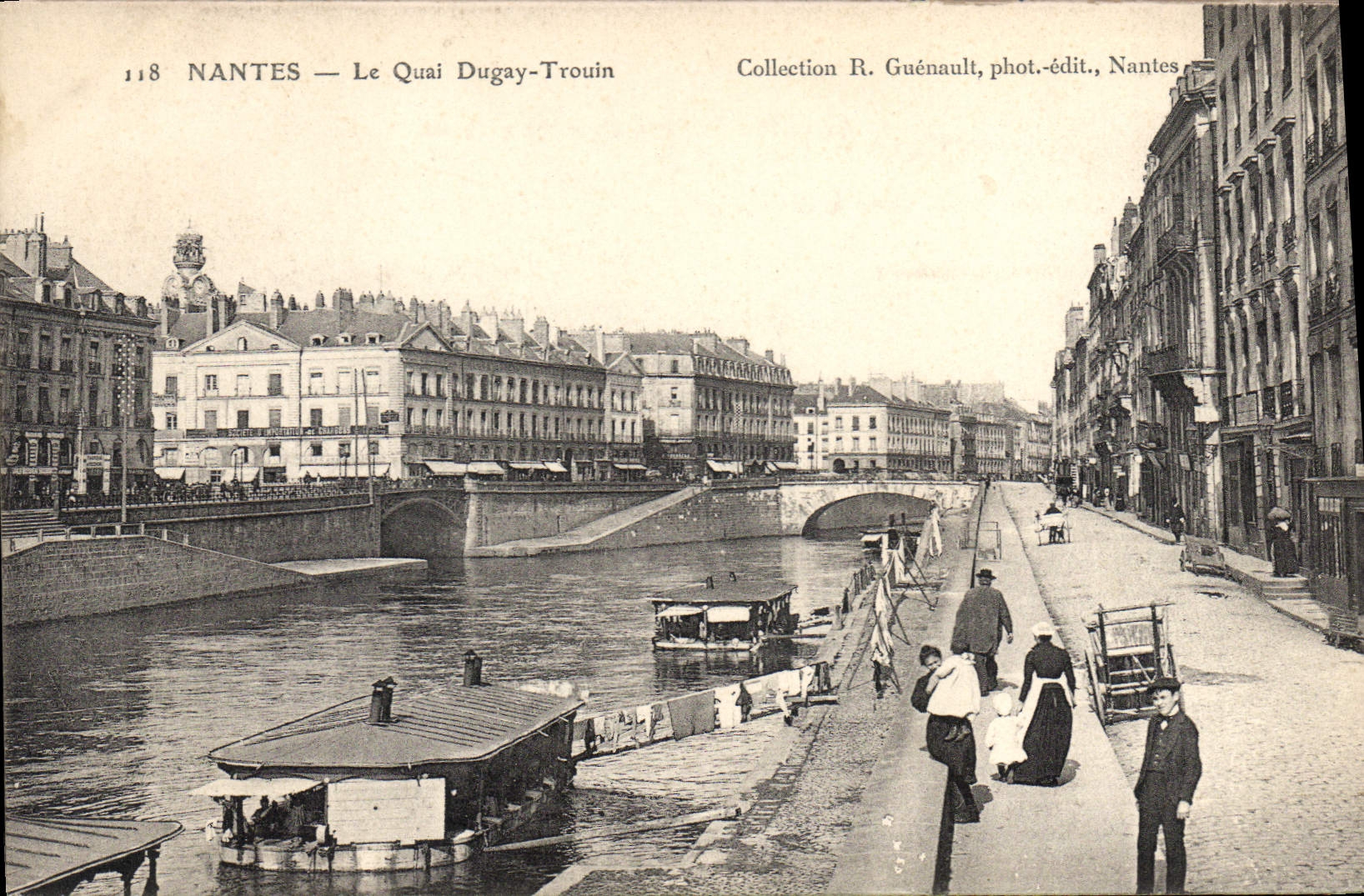 CPA Nantes Le Quai Dugay Trouin 