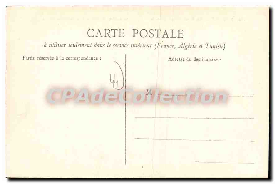 CPA Nantes Le Quai Dugay Trouin  — Rückseite