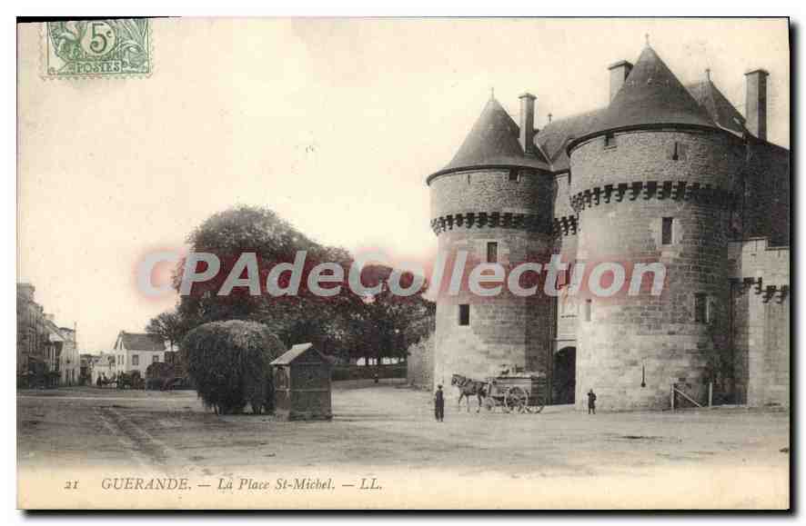 CPA Guerande La Place St Michel 