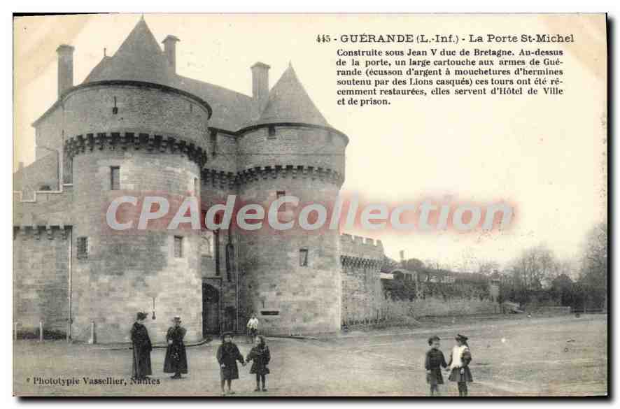 CPA Guerande L Inf La Porte St Michel prison