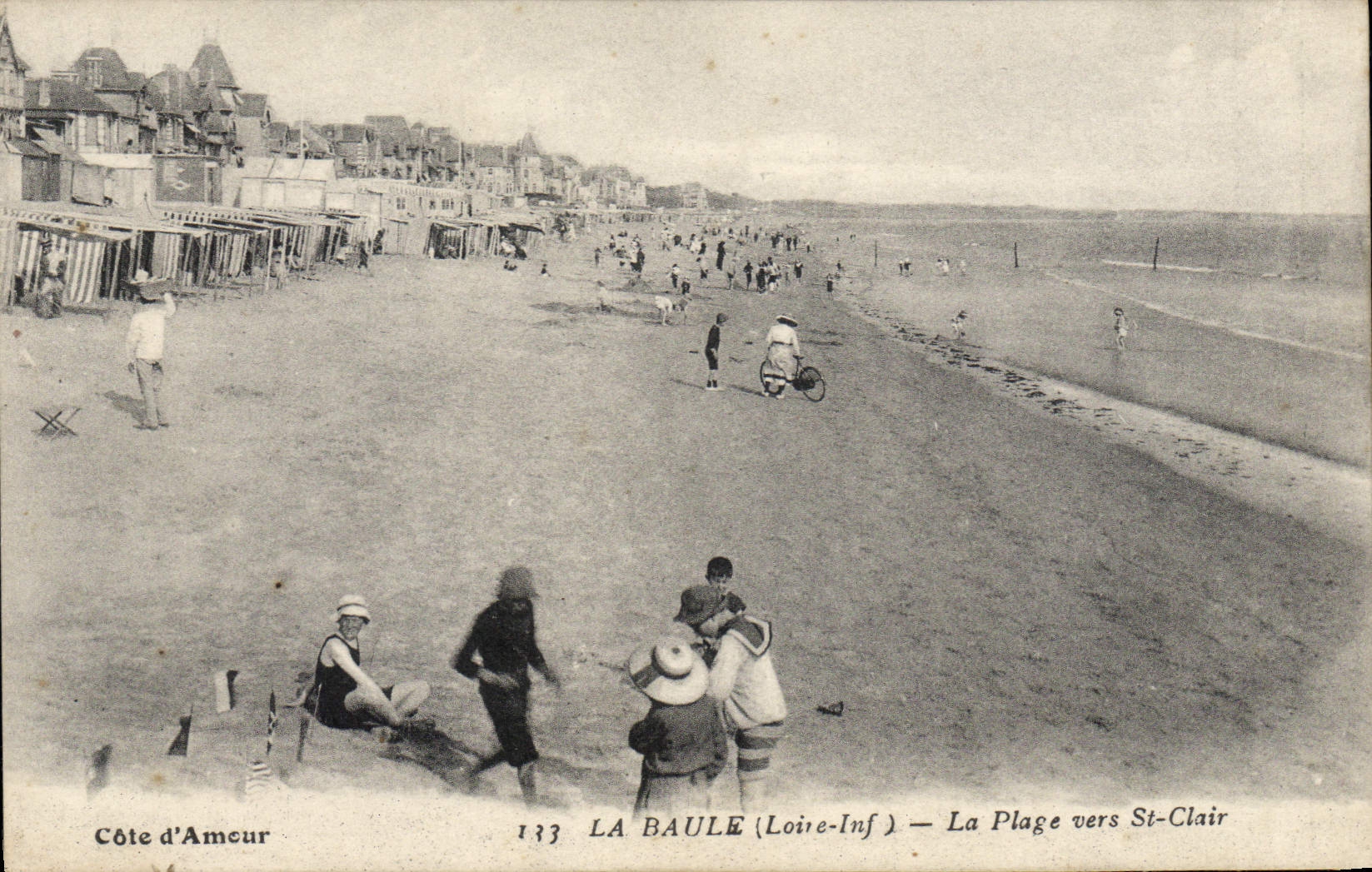 CPA La Baule Loute Inf La Plage vers St Clair 
