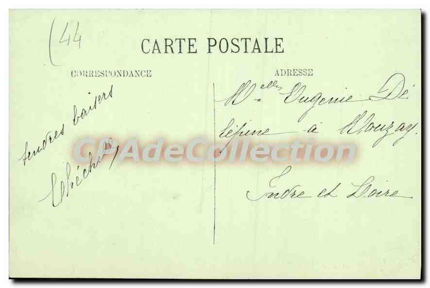 CPA La Baule Les Villas et la Plage  — Rückseite