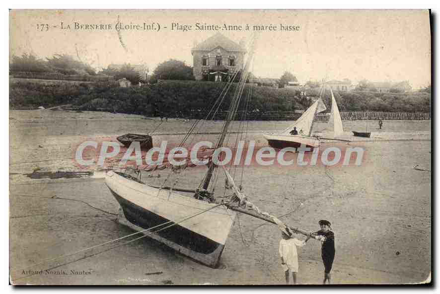 CPA La Bernerie Loire Inf Plage Sainte Anne à maree basse 