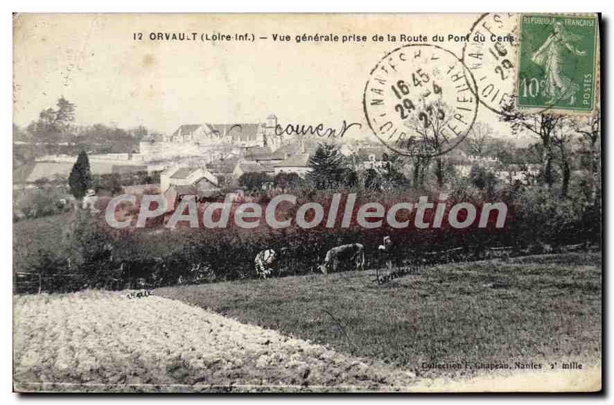 CPA Orvault Loite Inf Vue generale prise de la Route du Pont du Cens 