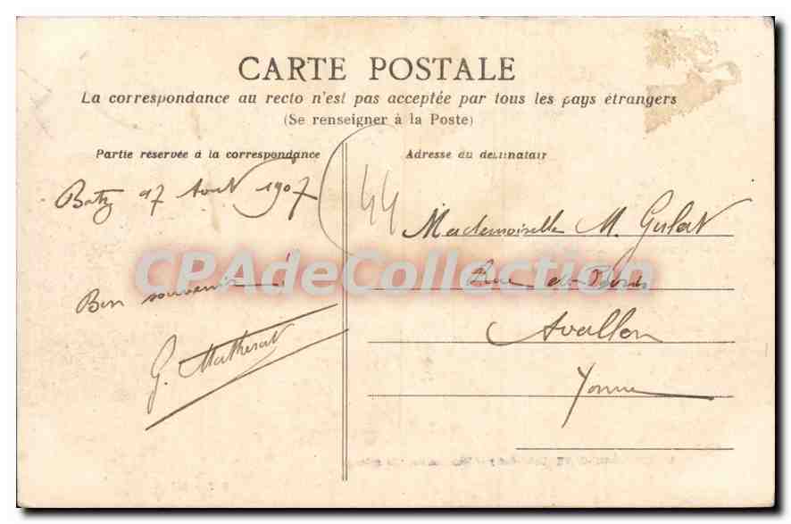 Le Bourg-de-Batz (Loire-Int.) — Vue des marais salants — HT - L.1 38 — Verso