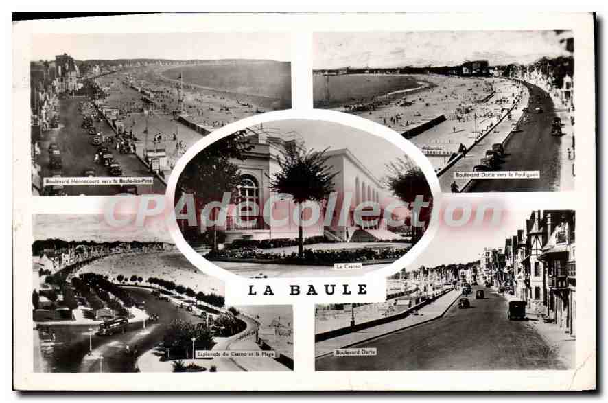 CPA La Baule boulevard Hennecourt Darlu casino plage