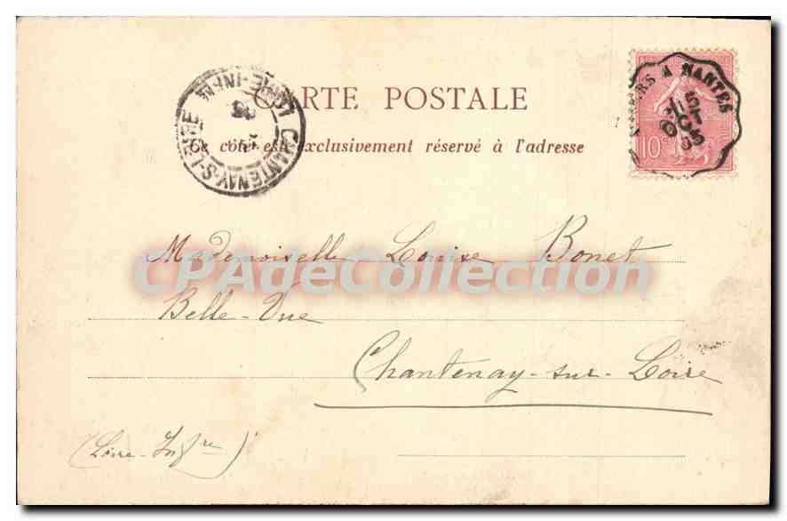 CPA Mauves Les coteaux sur la Loire  — Back