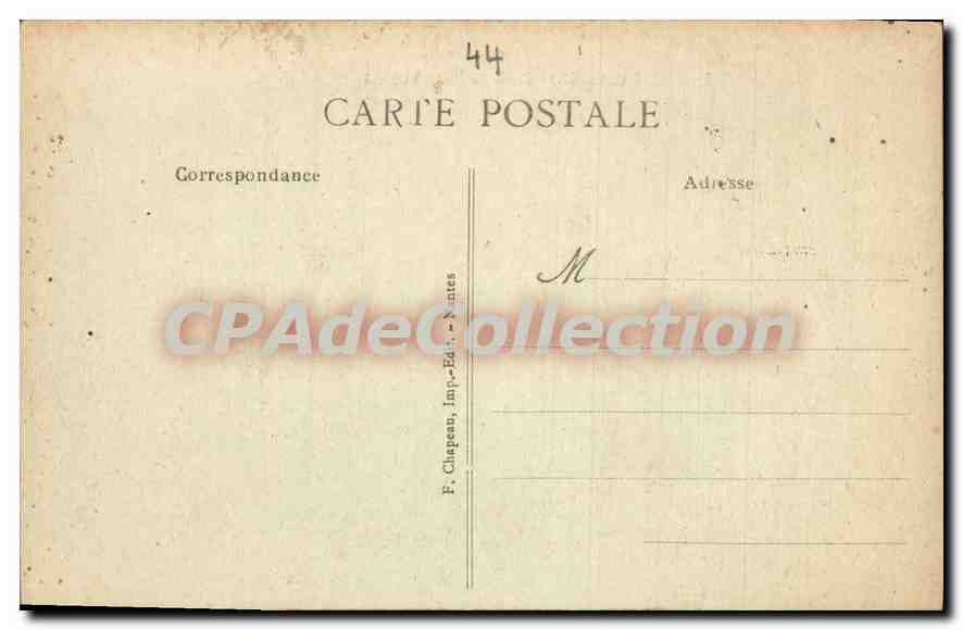 CPA Marsac Loire Inf Entree du Bourg à l'Ouest  — Rückseite
