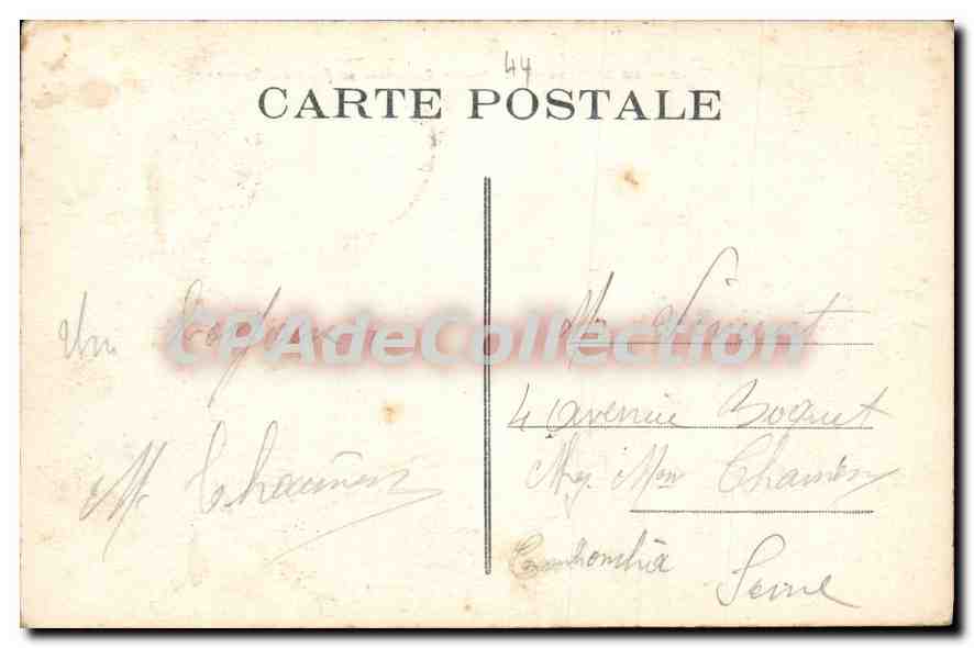 CPA La Montagne L I nf Carrieres du Chat qui Guette  — Rückseite