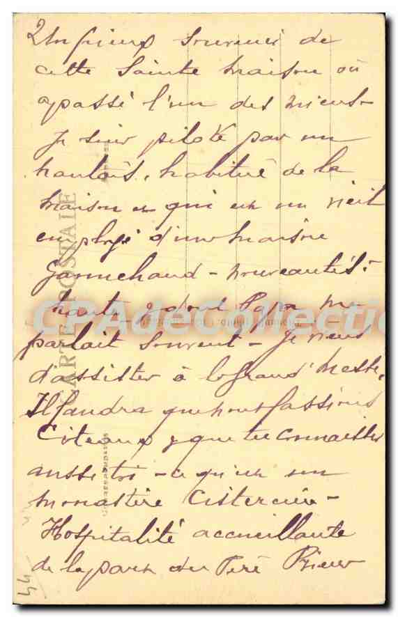 CPA Abbaye de Melleray La Meilleraye de Bretagne L I Facade Est et Infirmerie  — Rückseite
