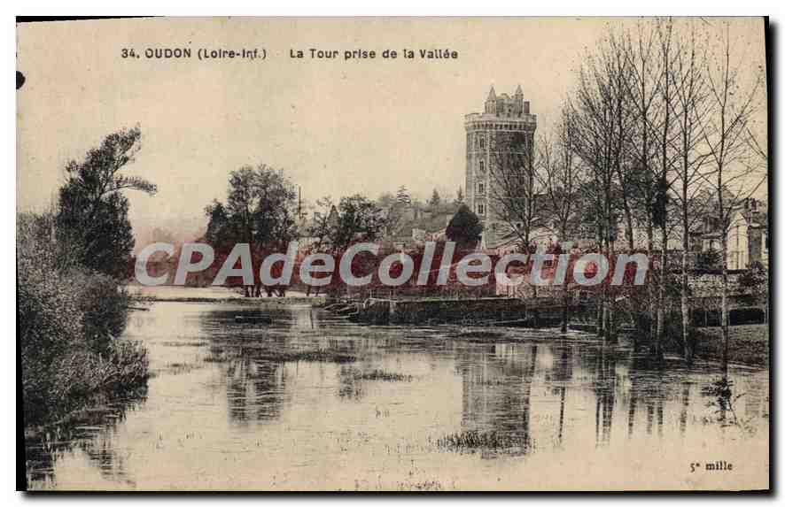 CPA Oudon Loire Inf La Tour prise de la Vallee 