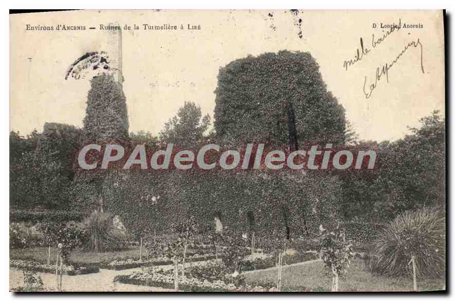 CPA Environs d'Ancenis ruines de la Turmelière à Liré