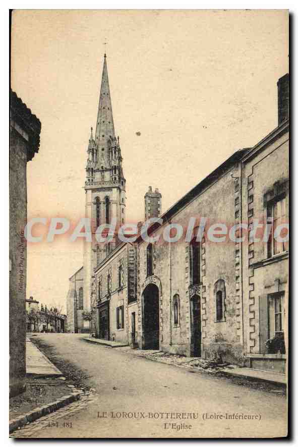 CPA Le Loroux Bottereau Loire Inferieure l'Eglise 
