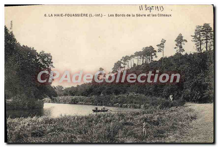 CPA La Haie Fouassiere Loire Inf Les Bords de la Sevre et les Coteaux 