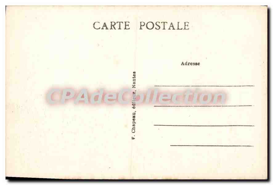 CPA En bretagne vers 1850 à Nort sur Erdre Loire Inf Costumes de Mariés et de Jeune Communiante  — Rückseite