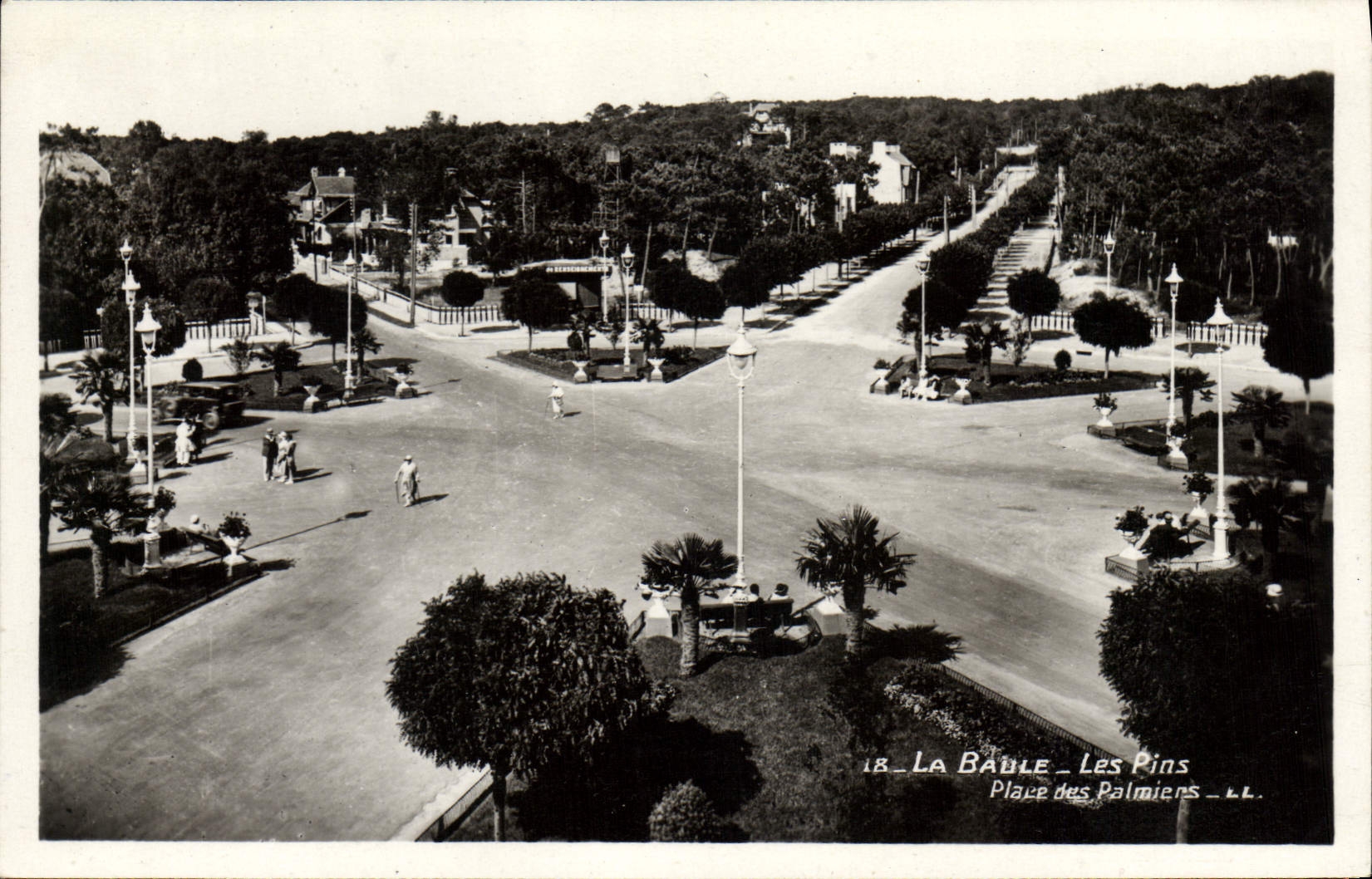 CPA La Baule Les Pins Place des Palmiers 
