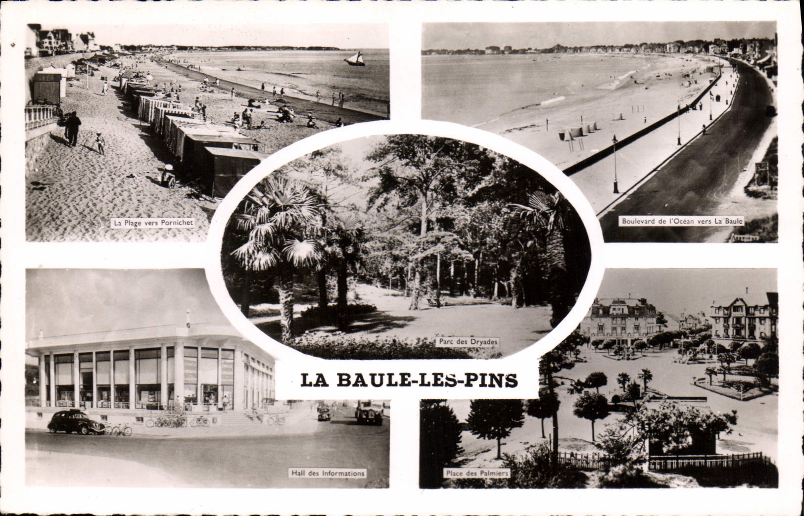 CPA La Baule les Pins plage hall des informations place des palmiers boulevard de l'océan