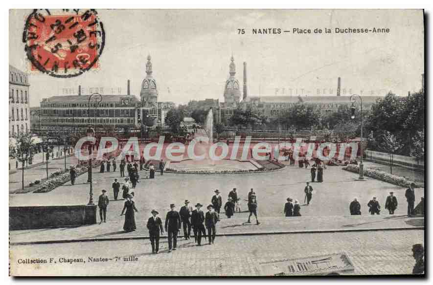 CPA Nantes Place de la Duchesse Anne 