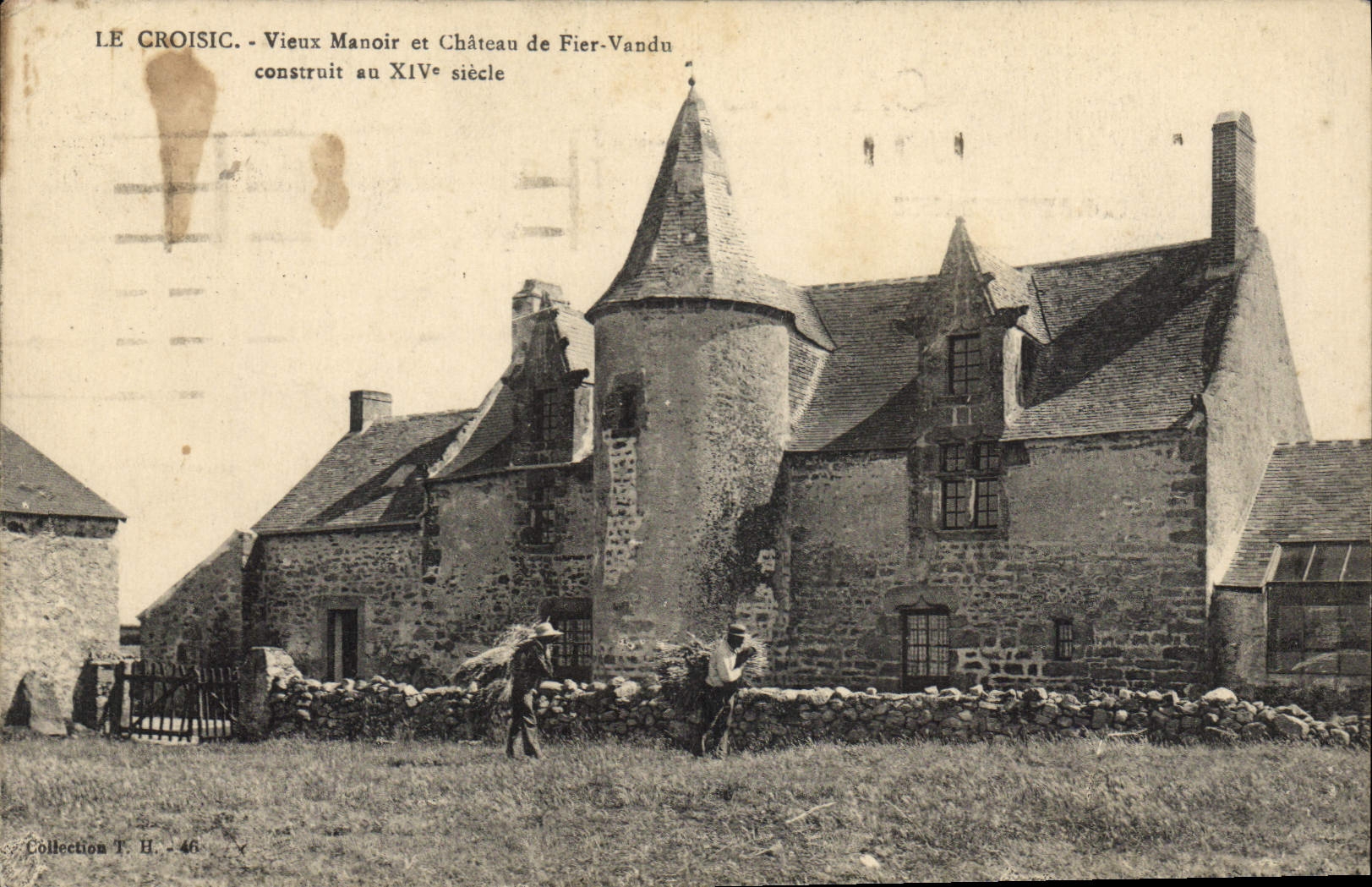 Le Croisic - Altes Schloss und Schloss Fier-Vandu aus dem 14. Jahrhundert