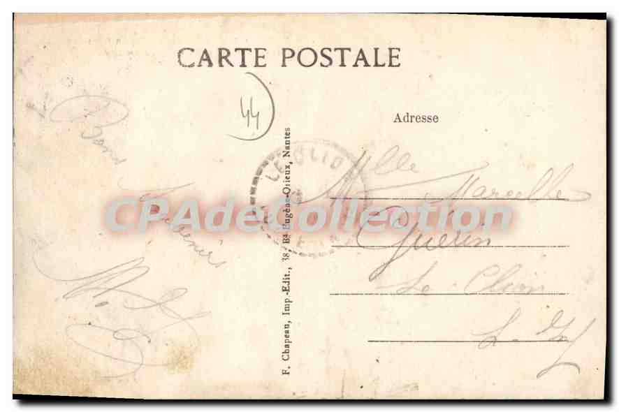 CPA La Baule sur Mer L Inf Boulevard Darlu pres Les Fauvettes  — Rückseite