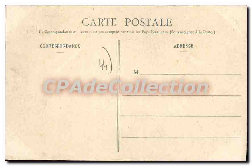 CPA Entre la Bernerie et Pornic Les Rochers pres de la Josseliere  — Rückseite