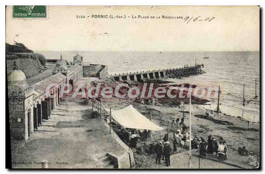 CPA Pornic L Inf La Plage de la Noveillard 