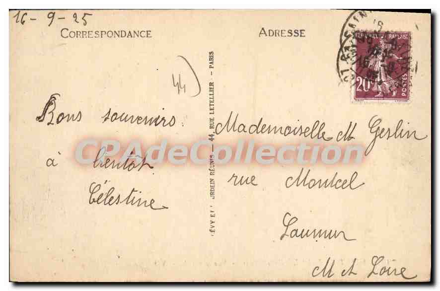 CPA Saint Nazaire Saint Marc Vue generale  — Verso