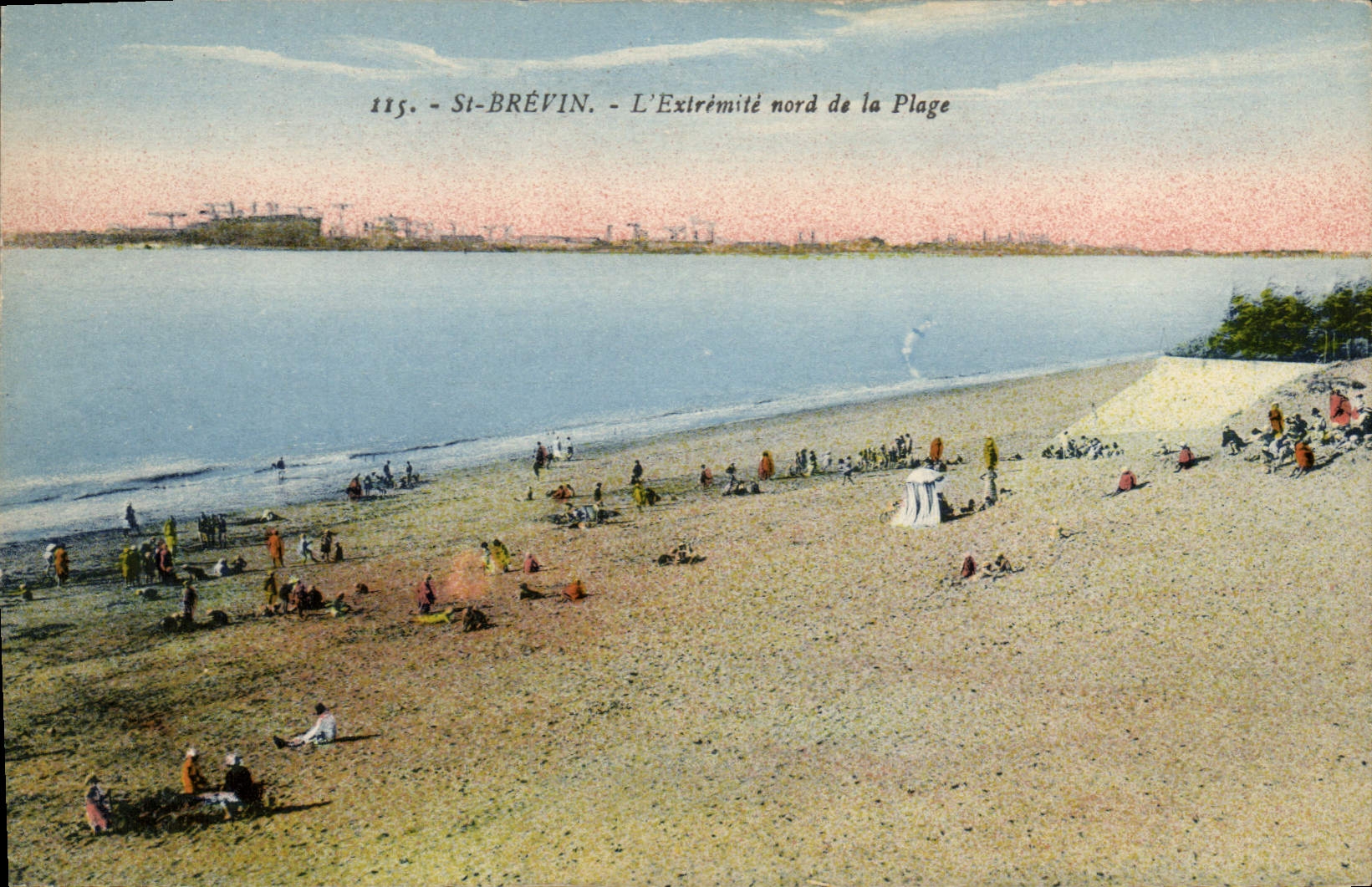 CPA St Brevin l'Extremite nord de la Plage 