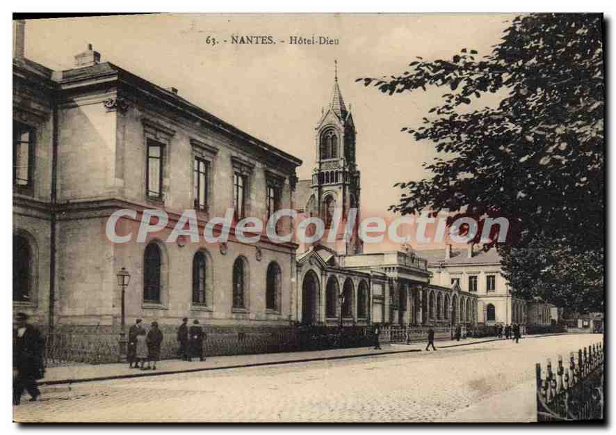 CPA Nantes Hotel Dieu 