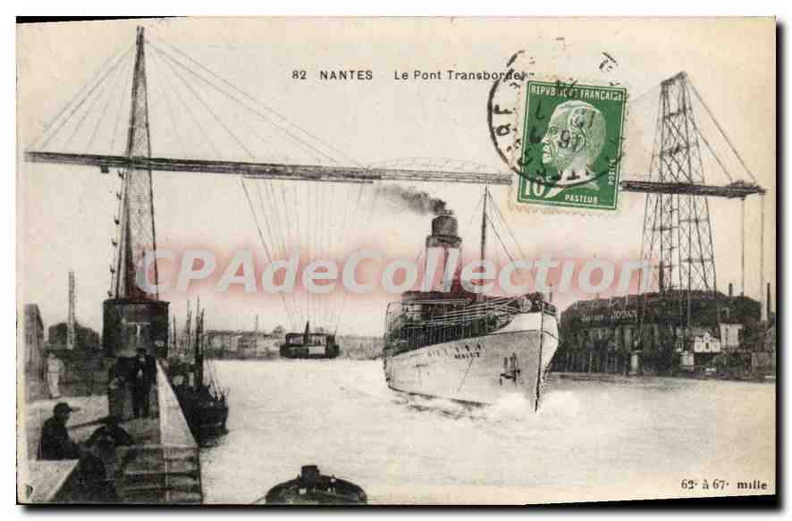 CPA Nantes Le Pont Transbordeur 
