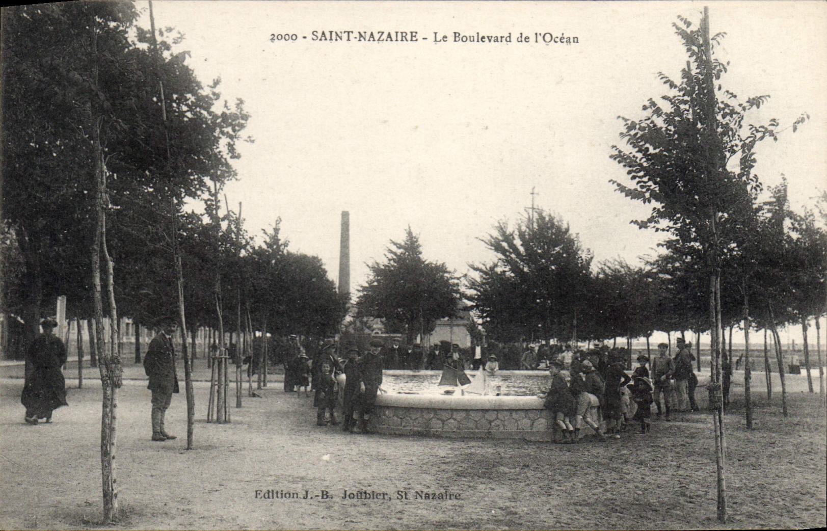 CPA Saint Nazaire Le Boulevard de l'Ocean 