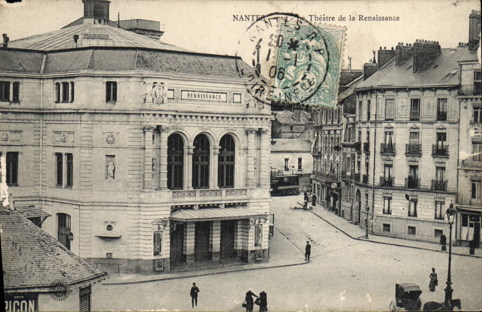 CPA Nantes le Theatre de la Renaissance 