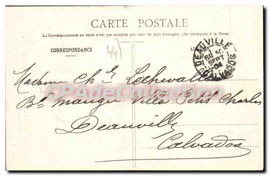 CPA Nantes l'Escalier aux Cent Marches construit en 1850 et la statue de Ste Anne dominant l'entree  — Rückseite
