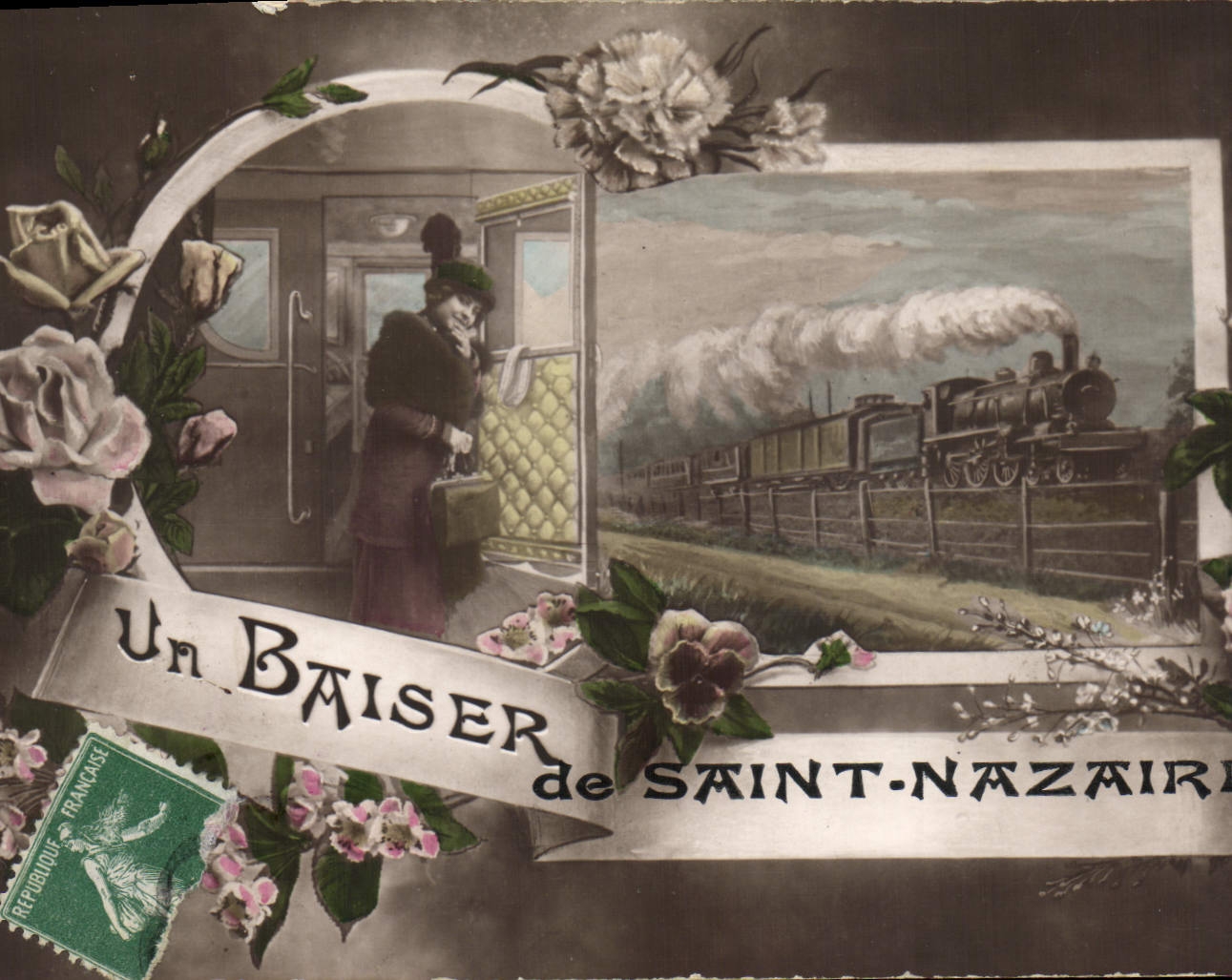 CPA Un Baiser de Saint Nazaire 