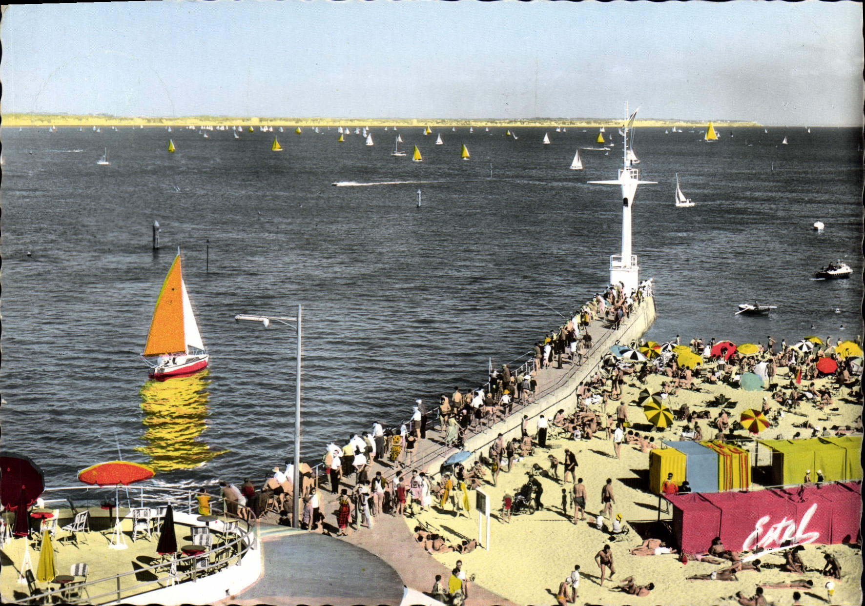 Le Pouliguen — La Plage et la Jetée — Édition de Luxe