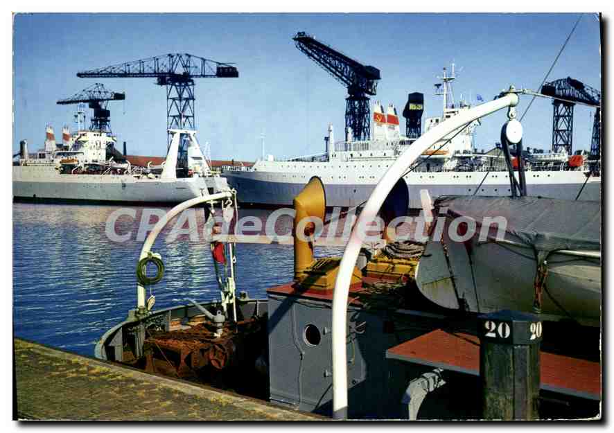 CPSM Nantes Loire Atlantique le port 