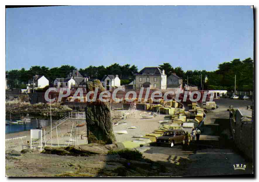 CPSM Batz sur Mer le menhir et le plage St Michel 