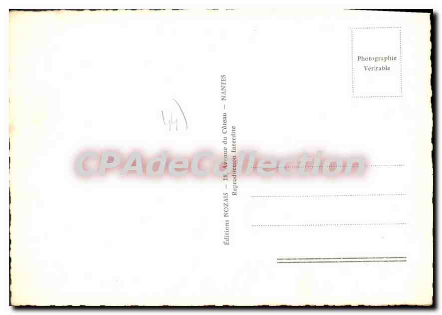 CPSM Loire Inferieure carte touristique vin cidre conserve confiserie biscuiterie distillerie tanner — Rückseite