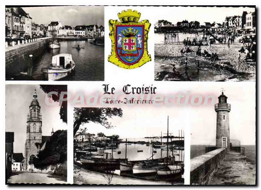 CPSM Le Croisic Loire Inferieure multivues