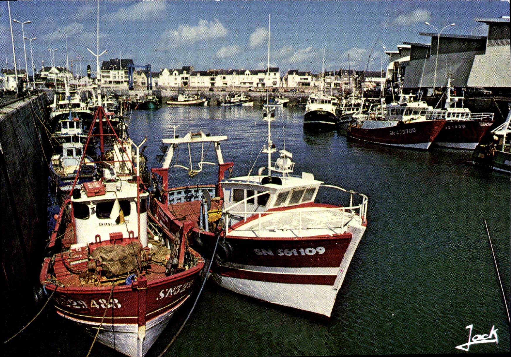 CPSM La Cote d'amour la Turballe le port de peche 