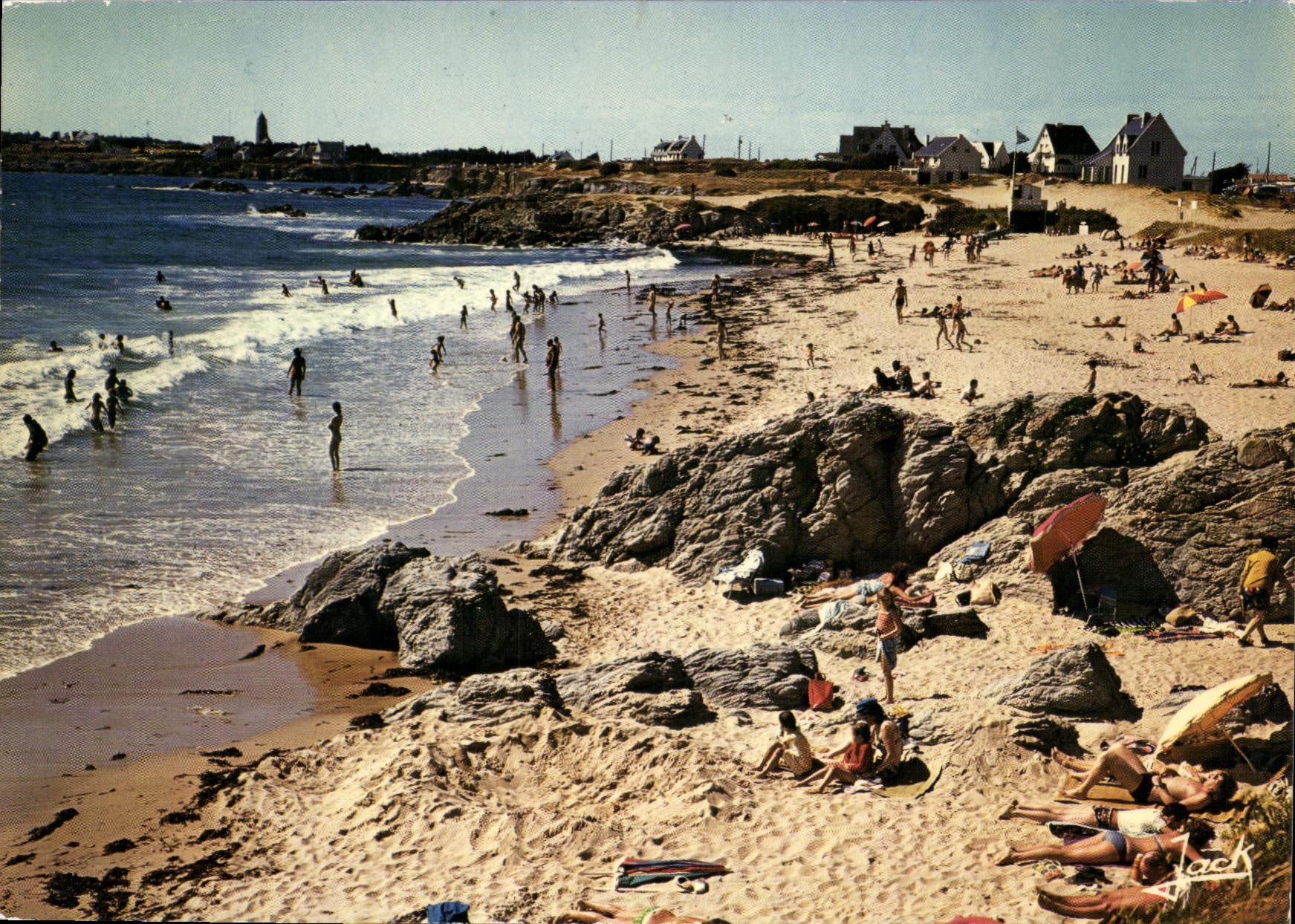 Plage de la Goyelle — entre Batz-sur-Mer et Le Pouliguen — Éditions d'Art Jack