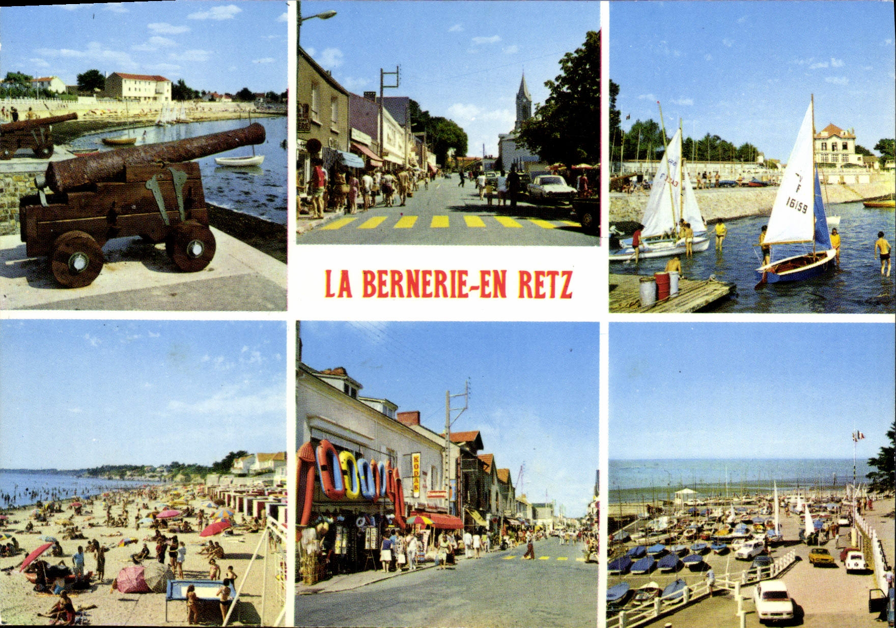 CPSM La Bernerie vues du pays et des plages 