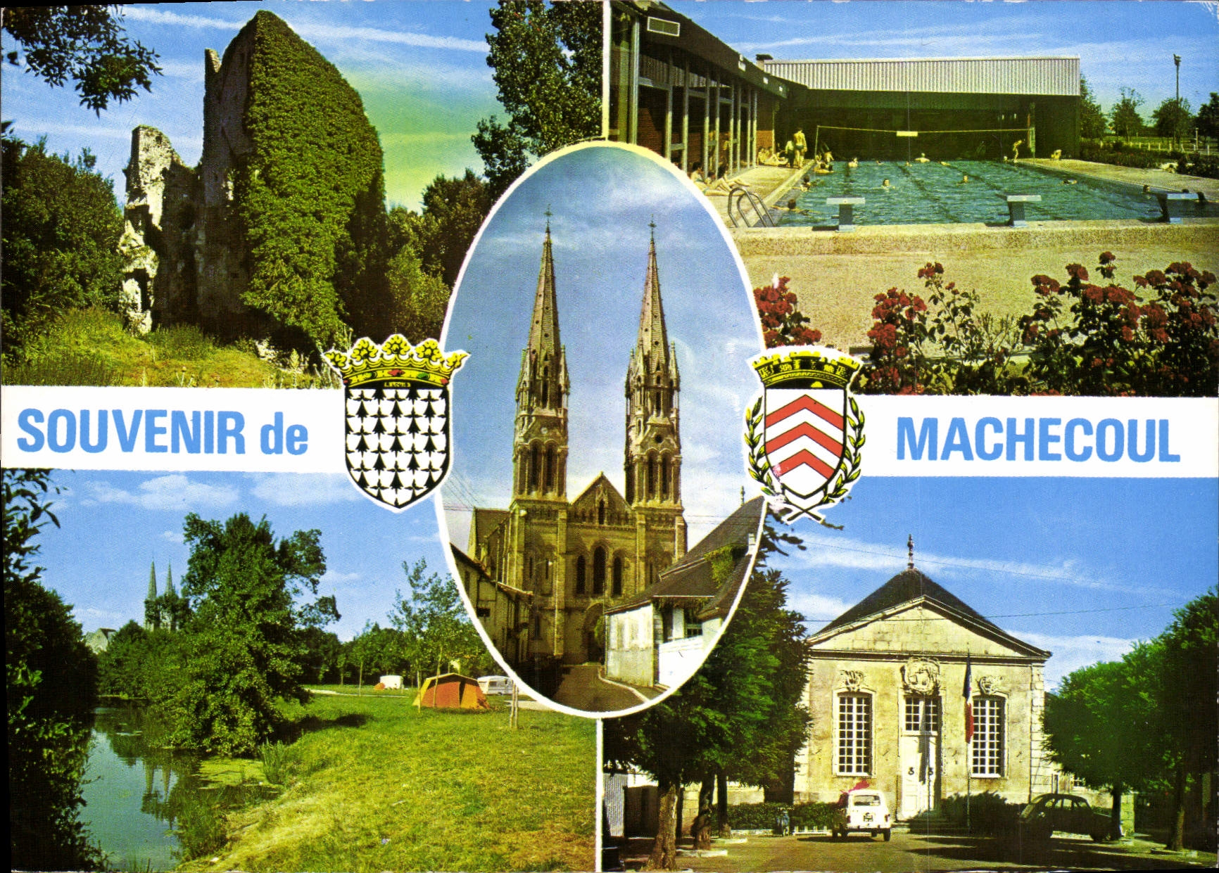 CPSM Capitale du Pays de Retz Images de Machecoul Loire Atl 